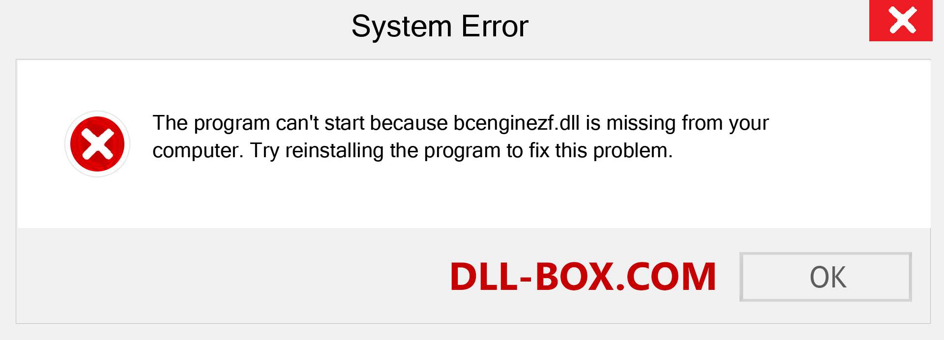  bcenginezf.dll file is missing?. Download for Windows 7, 8, 10 - Fix  bcenginezf dll Missing Error on Windows, photos, images